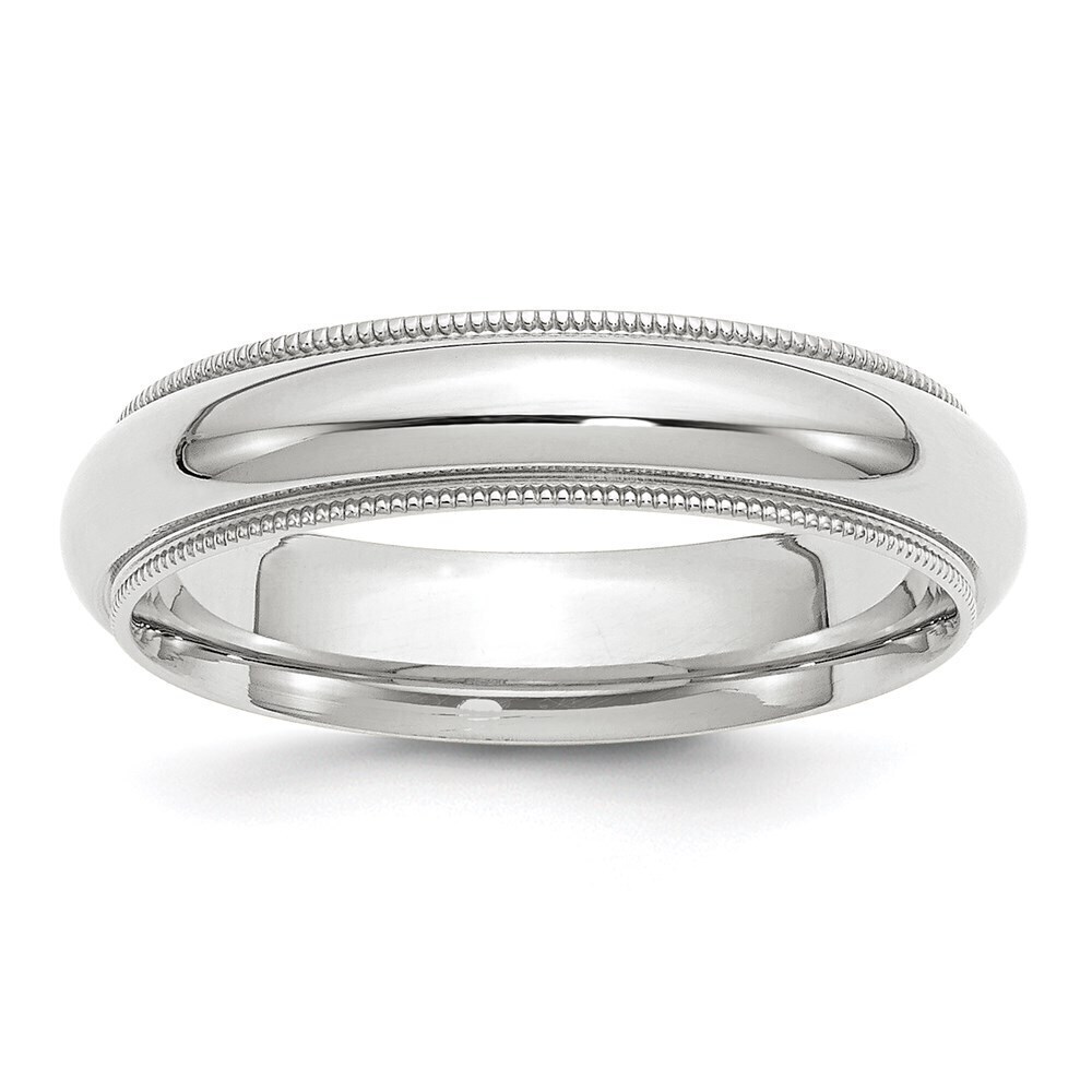Kazi Luxury 14KW 5mm Milgrain Comfort Fit Band Size 8.5